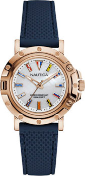 

Швейцарские наручные женские часы Nautica NAD14007L. Коллекция Sport