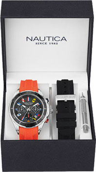 

Швейцарские наручные мужские часы Nautica NAD18531G. Коллекция Chrono