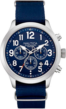 

Швейцарские наручные мужские часы Nautica NAI14515G. Коллекция Chrono