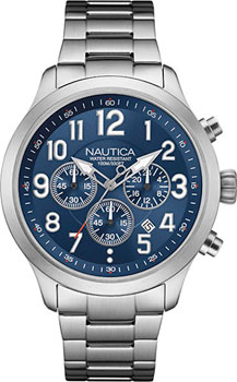

Швейцарские наручные мужские часы Nautica NAI16516G. Коллекция Chrono