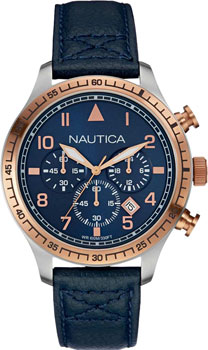 

Швейцарские наручные мужские часы Nautica NAI17500G. Коллекция Chrono