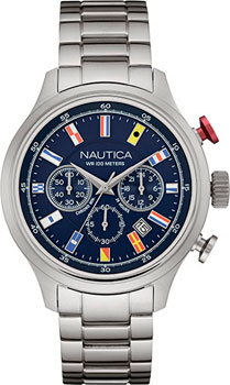 

Швейцарские наручные мужские часы Nautica NAI17516G. Коллекция Chrono