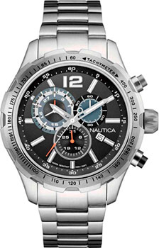 

Швейцарские наручные мужские часы Nautica NAI18504G. Коллекция Chrono