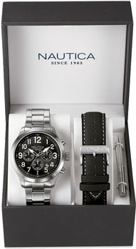 

Швейцарские наручные мужские часы Nautica NAI18508G. Коллекция Chrono
