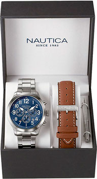 

Швейцарские наручные мужские часы Nautica NAI18509G. Коллекция Chrono