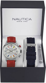 

Швейцарские наручные мужские часы Nautica NAI18515G. Коллекция Chrono