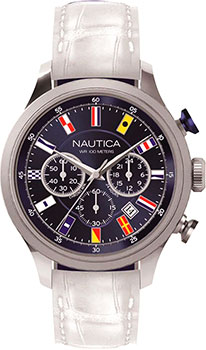 

Швейцарские наручные мужские часы Nautica NAI18516G. Коллекция Chrono