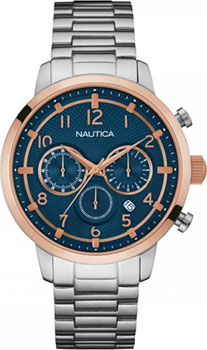 

Швейцарские наручные мужские часы Nautica NAI19537G. Коллекция Chrono