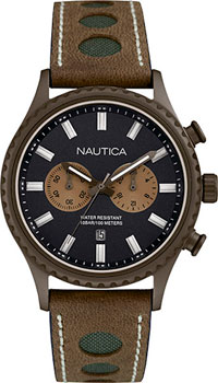 

Швейцарские наручные мужские часы Nautica NAI19538G. Коллекция Chrono
