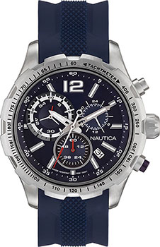 Швейцарские наручные  мужские часы Nautica NAP30LE01. Коллекция NST 30 - фото 1