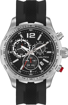 Швейцарские наручные  мужские часы Nautica NAP30LE02. Коллекция NST 30 - фото 1