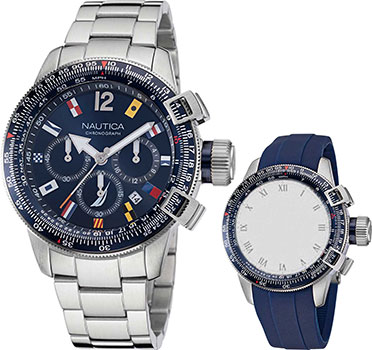 Швейцарские наручные  мужские часы Nautica NAPBFF106. Коллекция BFC Chrono - фото 1