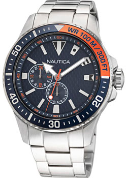 Швейцарские наручные  мужские часы Nautica NAPFRF030. Коллекция Freeboard - фото 1