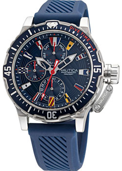Швейцарские наручные  мужские часы Nautica NAPGLF008. Коллекция Glenrock Lagoon - фото 1