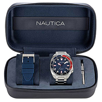 Швейцарские наручные  мужские часы Nautica NAPHAS904. Коллекция Hammock Box Set - фото 1