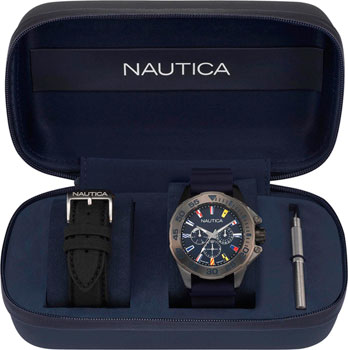 

Швейцарские наручные мужские часы Nautica NAPMIA008. Коллекция Miami Flags