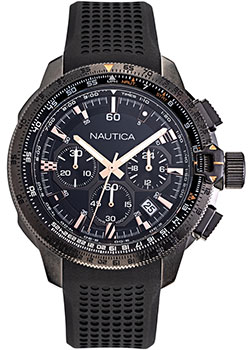 

Швейцарские наручные мужские часы Nautica NAPMSB005. Коллекция Black Chrono