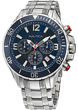 Швейцарские наручные  мужские часы Nautica NAPNSS123. Коллекция NST Chronograph - фото 1