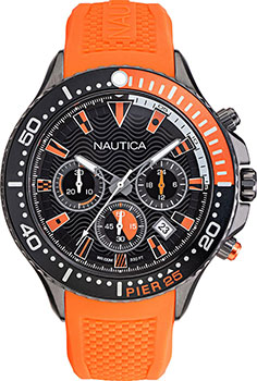 Швейцарские наручные  мужские часы Nautica NAPP25F10. Коллекция Pier 25 - фото 1