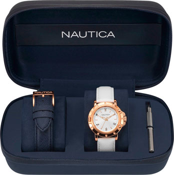 

Швейцарские наручные женские часы Nautica NAPPRH009. Коллекция Porthole