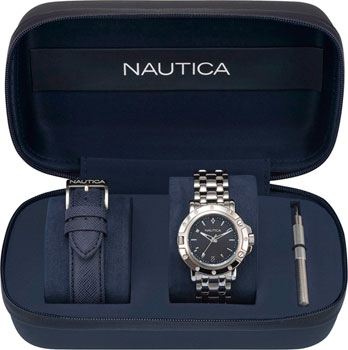 Швейцарские наручные  женские часы Nautica NAPPRH010. Коллекция Porthole