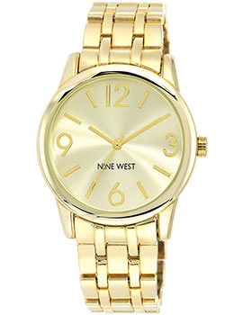 

fashion наручные женские часы Nine West 1578CHGB. Коллекция Female Collection