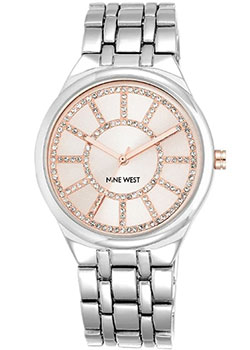 

fashion наручные женские часы Nine West 1807PKSB. Коллекция Female Collection