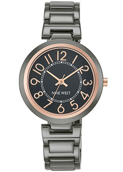 

fashion наручные женские часы Nine West 1893GNRT. Коллекция Female Collection