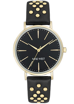 

fashion наручные женские часы Nine West 2200BKBK. Коллекция Female Collection
