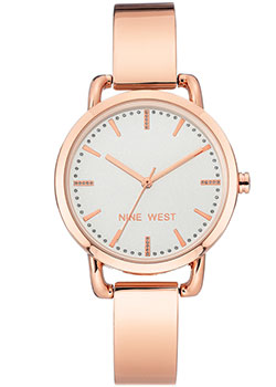 

fashion наручные женские часы Nine West 2214SVRG. Коллекция Female Collection