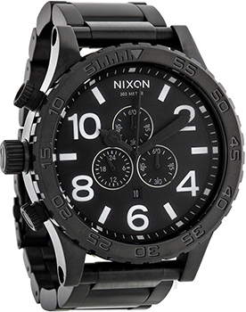 

fashion наручные мужские часы Nixon A083-001. Коллекция 51-30 Chrono