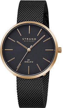 fashion наручные  женские часы Obaku S700LXVBMB. Коллекция STRAND - фото 1