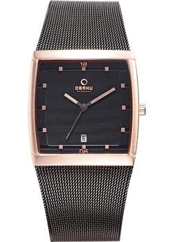 

fashion наручные мужские часы Obaku V102GDVBMB. Коллекция Mesh