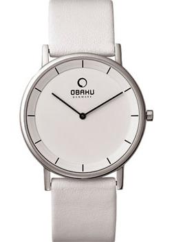 

fashion наручные мужские часы Obaku V143GXCWRW. Коллекция Leather