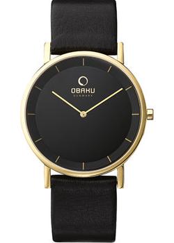 

fashion наручные мужские часы Obaku V143GXGBRB. Коллекция Leather