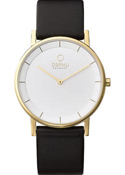 

fashion наручные мужские часы Obaku V143GXGWRB. Коллекция Leather