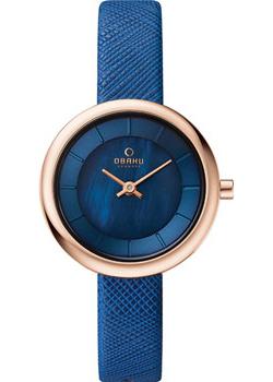 

fashion наручные женские часы Obaku V146LXVLRA. Коллекция Leather