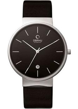 

fashion наручные мужские часы Obaku V153GDCBRB. Коллекция Leather