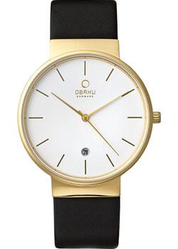 

fashion наручные мужские часы Obaku V153GDGWRB. Коллекция leather