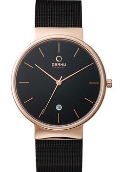

fashion наручные мужские часы Obaku V153GDVBMB. Коллекция Mesh