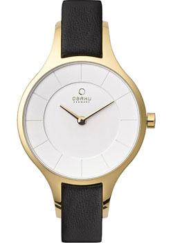 

fashion наручные женские часы Obaku V165LXGIRB. Коллекция Leather