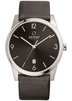

fashion наручные мужские часы Obaku V169GDCBRB. Коллекция leather