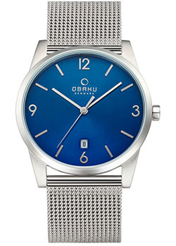 

fashion наручные мужские часы Obaku V169GDCLMC. Коллекция Mesh