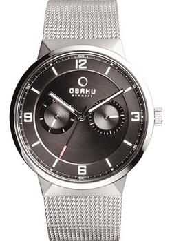 

fashion наручные мужские часы Obaku V170GMCBMC. Коллекция Mesh