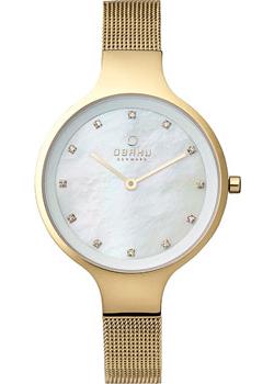 

fashion наручные женские часы Obaku V173LXGGMG. Коллекция Mesh