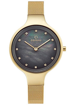 

fashion наручные женские часы Obaku V173LXGJMG. Коллекция Mesh