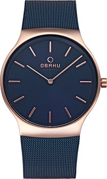

fashion наручные мужские часы Obaku V178GXVLML. Коллекция Mesh