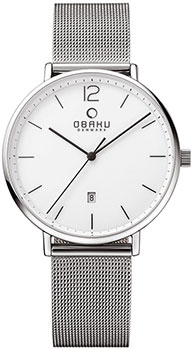 fashion наручные  мужские часы Obaku V181GDCWMC. Коллекция Mesh - фото 1