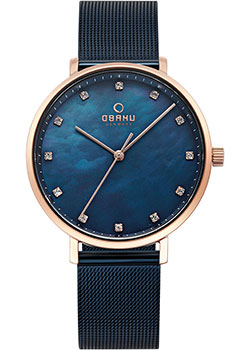 fashion наручные  женские часы Obaku V186LXVLML. Коллекция Mesh - фото 1