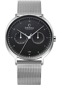 

fashion наручные мужские часы Obaku V193GMCBMC. Коллекция mesh